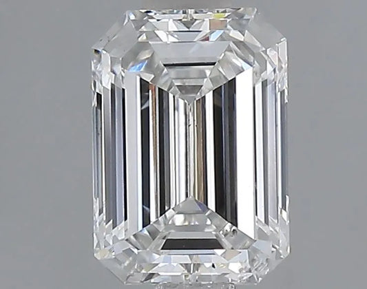 1.01ct Emerald Lab Grown Diamond (Colour E, Clarity SI1, IGI Certified)