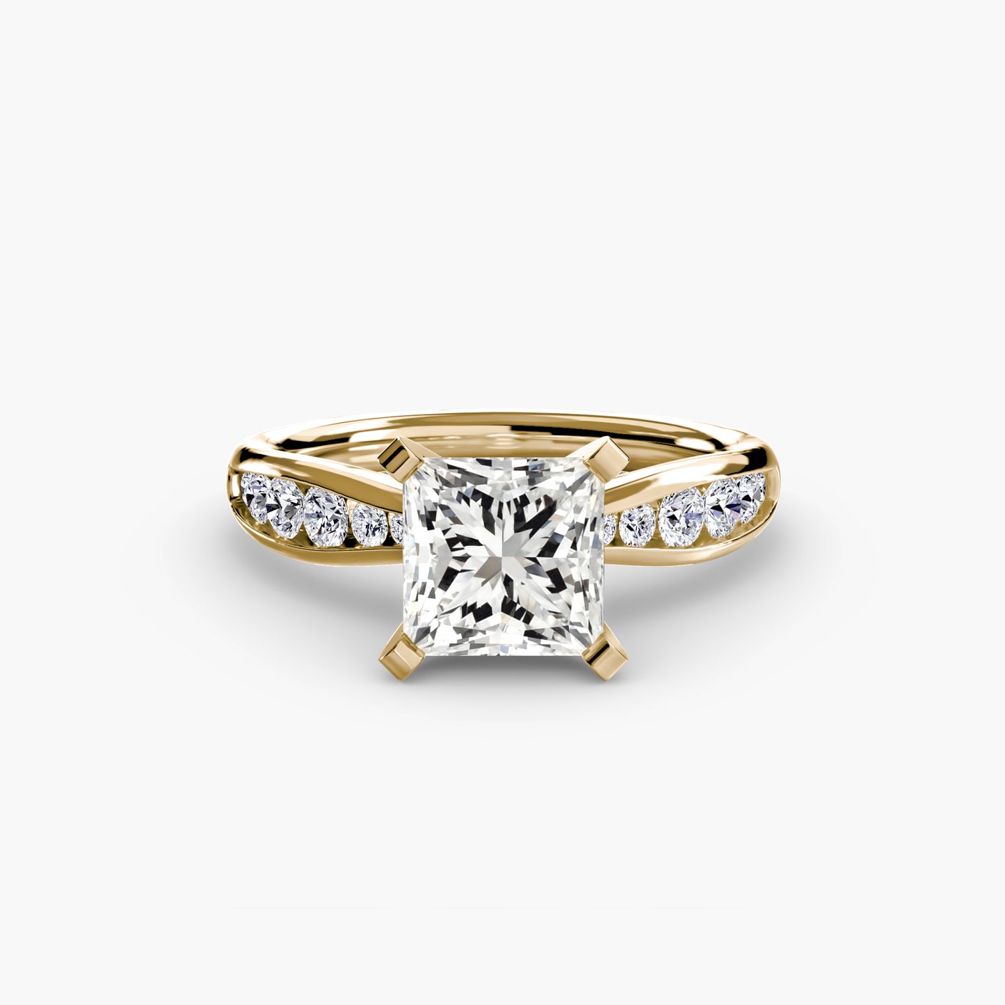 Solitaire with Pavé 3
