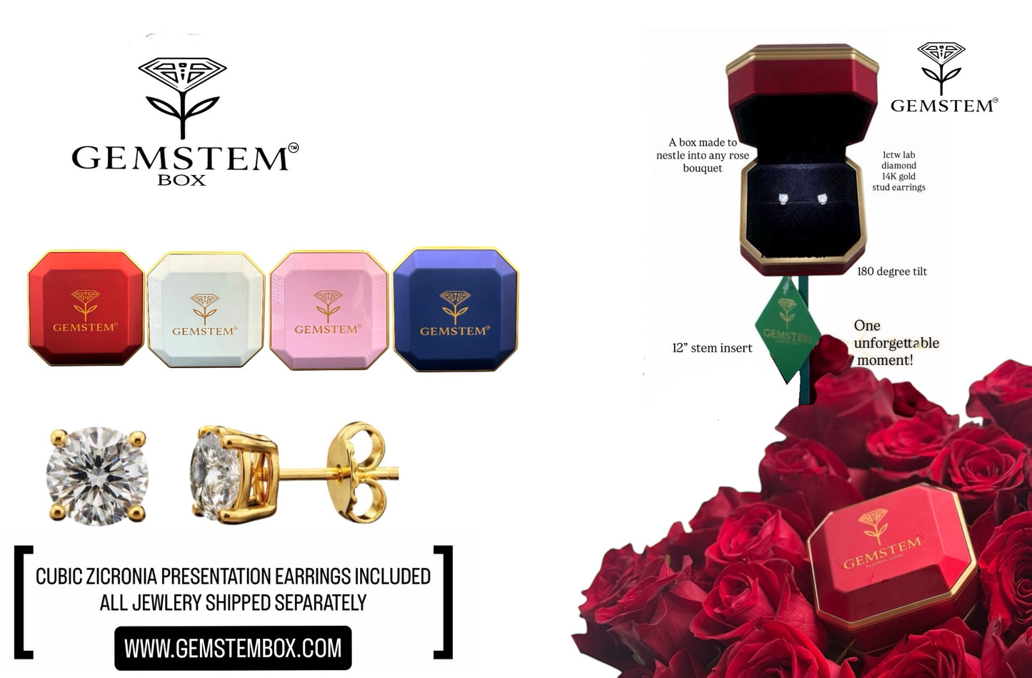 GEMSTEM™ JEWELRY PRESENTATION BOX